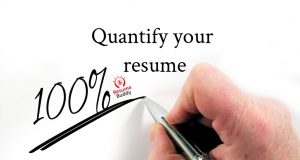 add numbers to your job resume