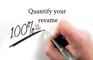 add numbers to your job resume