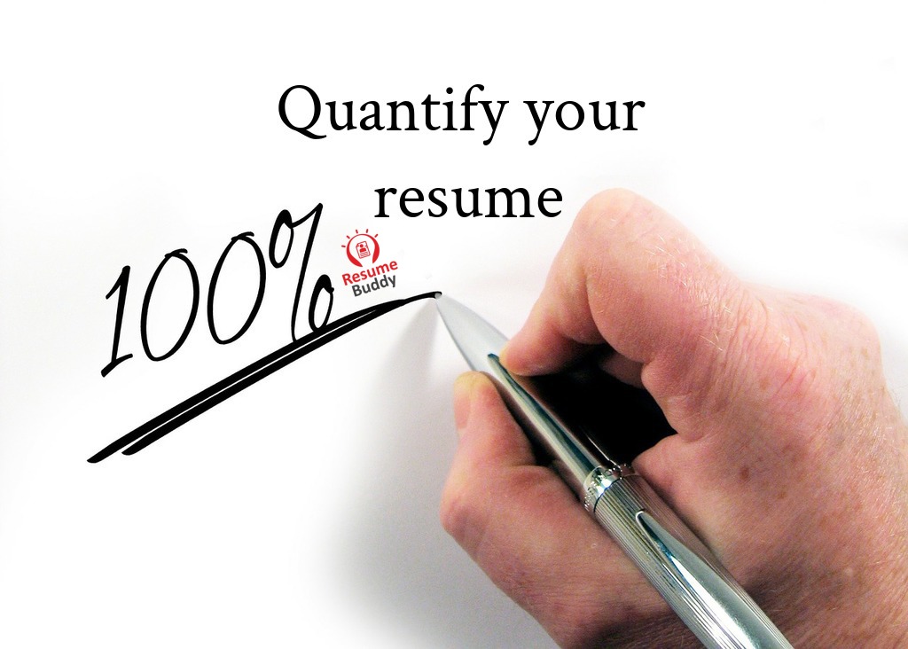 add numbers to your job resume