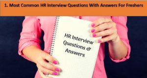 common interview questions with answers