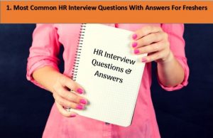 common interview questions with answers