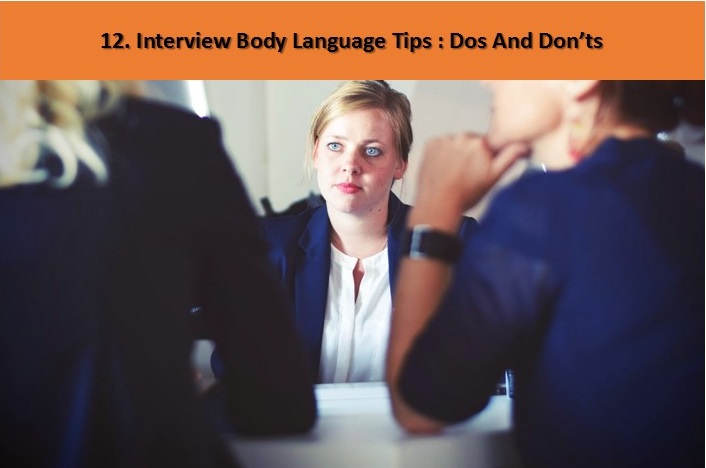 interview body language