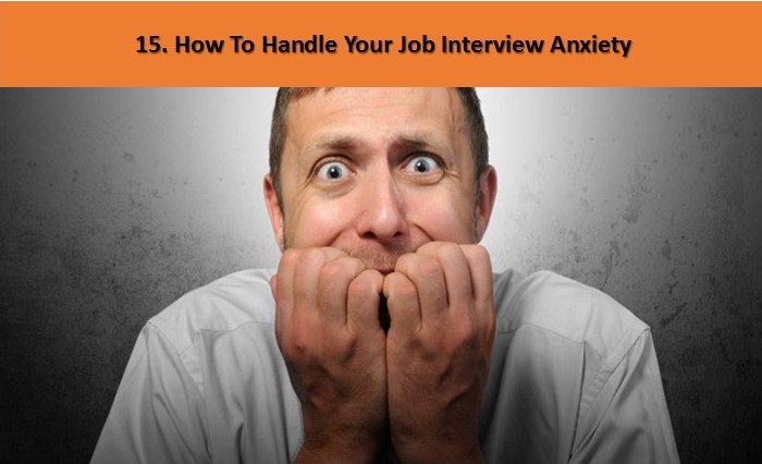 job interview nervousness