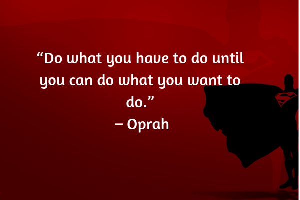 Career advice from Oprah