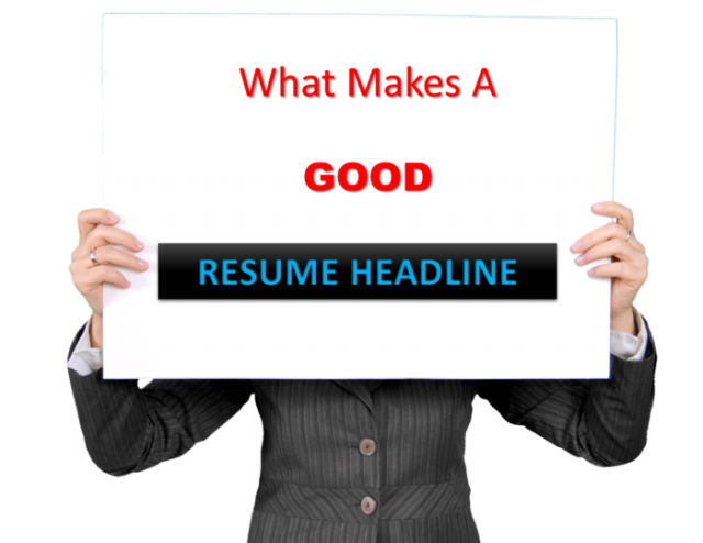 resume headlines