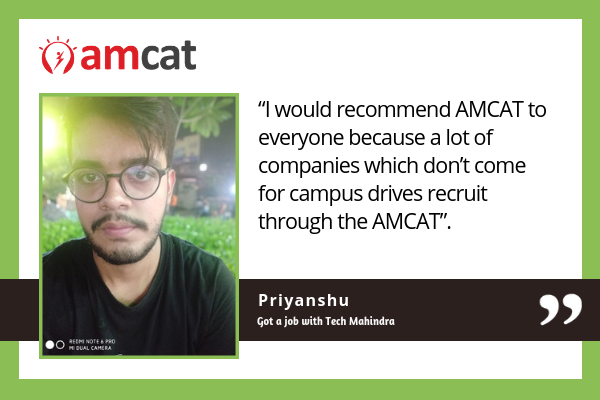 How to apply for jobs through amcat