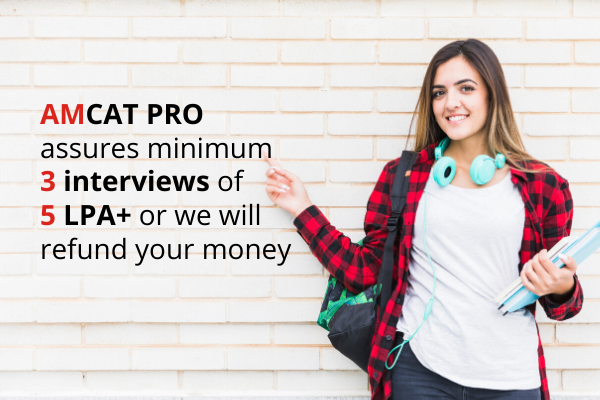 Higher your AMCAT PRO score, higher your salary.
