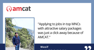 AMCAT exam testimonial