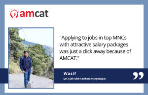 AMCAT exam testimonial