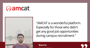 AMCAT exam testimonial