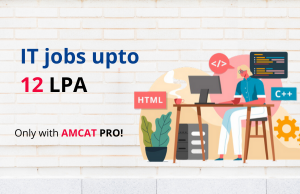 Apply for top IT jobs with AMCAT PRO