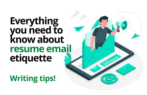 Job resume email writing tips
