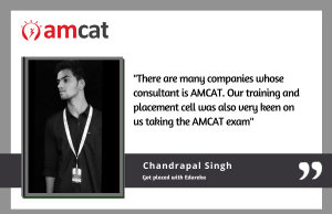 AMCAT exam testimonial
