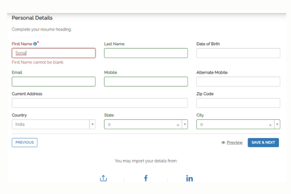 Just a few clicks away from your dream resume