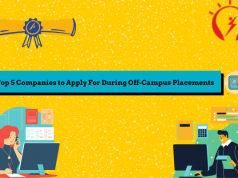Top 5 Companies to Apply During Off-Campus Placements