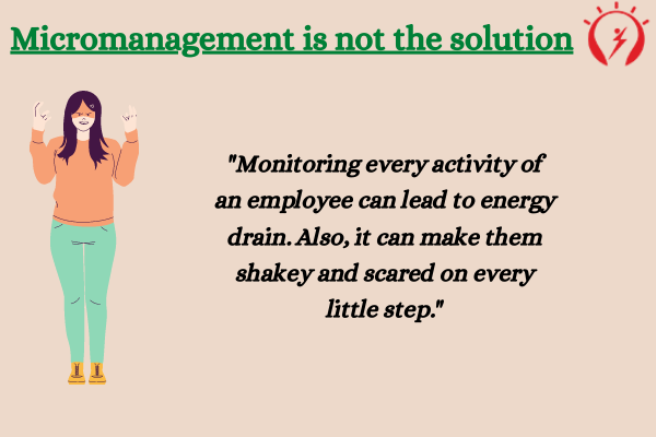 Micromanagement is equivalent to "Macro-Problems"