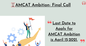 AMCAT Ambition- Final Call