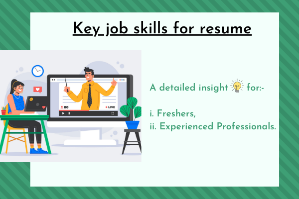 Key job skills for resume