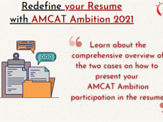 AMCAT Ambition for Resume- Two Scenarios