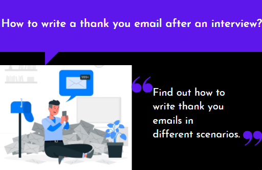 How to write a thank you email after an interview?