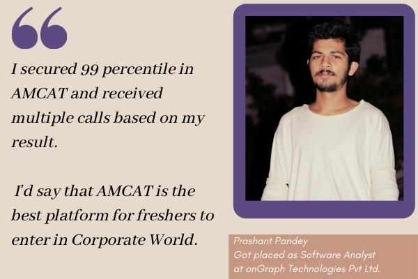 Got placed as Software Analyst at onGraph Technologies Pvt Ltd.