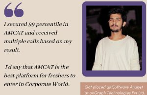 Got placed as Software Analyst at onGraph Technologies Pvt Ltd.