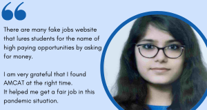 Krati Gupta Placed at Computer ware India Pvt Ltd