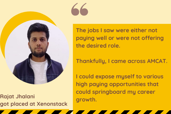 off campus placement Rajat Jhalani got placed at Xenonstack