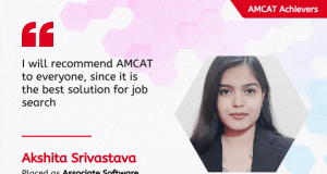 Akshita, one of our candidates shared her journey of finding her first job through AMCAT. She explained, how the exam helped her and let her find the job.