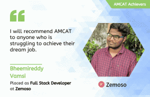 I will recommend AMCAT to anyone who is struggling to achieve their dream job.