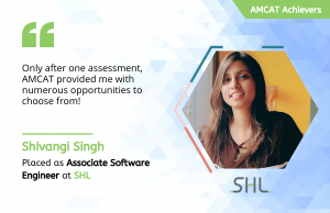 Only after one assessment, AMCAT provided me with numerous opportunities to choose from