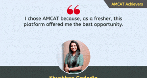 Khushboo told us about her first job search, which she accomplished through AMCAT. She explained how the exam assisted her in finding an appropriate job.