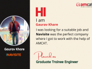 Gaurav stated that taking AMCAT was one of his smartest personal decisions, particularly in terms of his professional future and job.