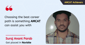 Enrolling in the AMCAT was one of my wisest career decisions, especially in terms of my professional career.