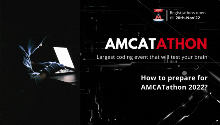 AMCATathon is the largest coding event that is going to test your brain. This year it is twice as challenging and thrice as rewarding.