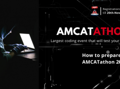 AMCATathon is the largest coding event that is going to test your brain. This year it is twice as challenging and thrice as rewarding.