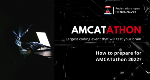 AMCATathon is the largest coding event that is going to test your brain. This year it is twice as challenging and thrice as rewarding.