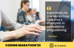 Once upon a time, there was a young programmer named Simran. She was passionate about coding and was always looking for ways to improve her skills.