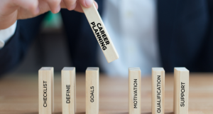Career planning is a process that helps individuals define their career goals and determine the steps needed to achieve them.