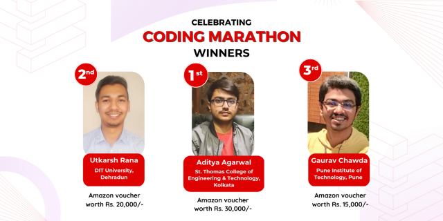 Celebrating our Coding Marathon Winners!