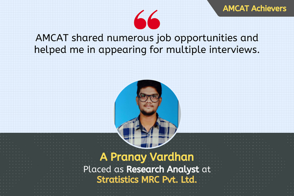 This is when AMCAT comes into play. As a job seeker, I was having difficulty finding the proper employment for me until I discovered AMCAT.